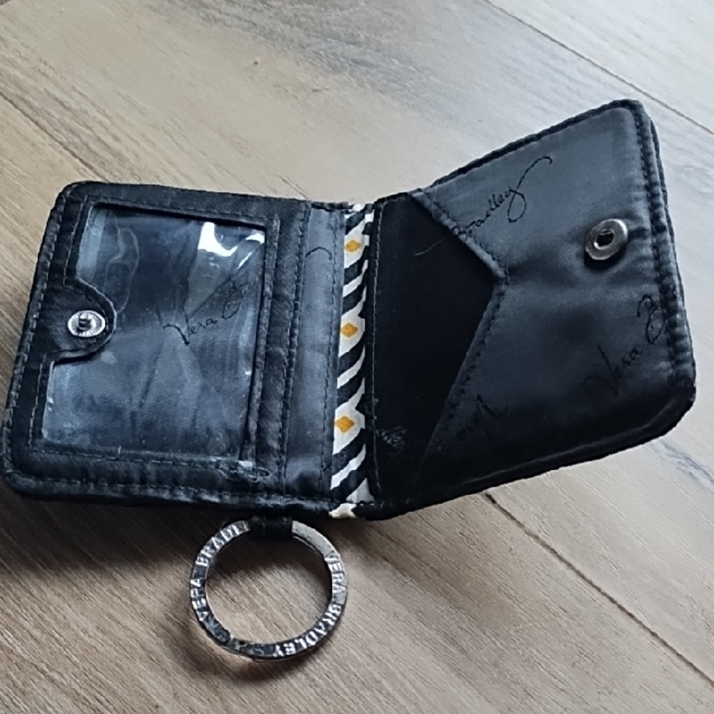Vera Bradley Black Quilted Keychain - Picture 4 of 4